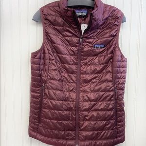Patagonia Vest EUC Burgundy.